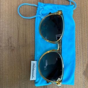 Cute Knockaround sunglasses! Light brown, with tortoiseshell sides.
